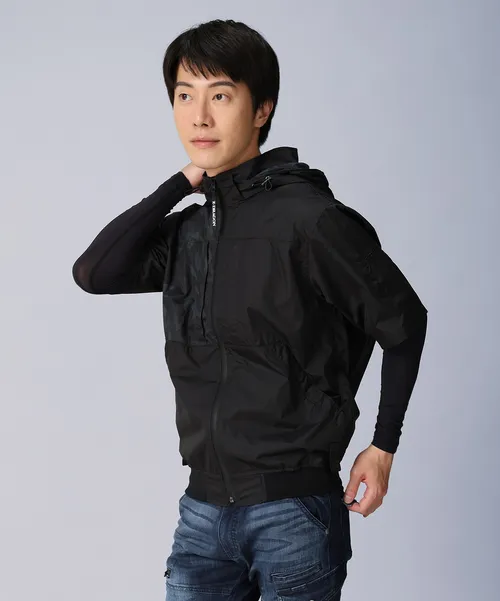 空調服(R)半袖ブルゾン（フード付） 画像2