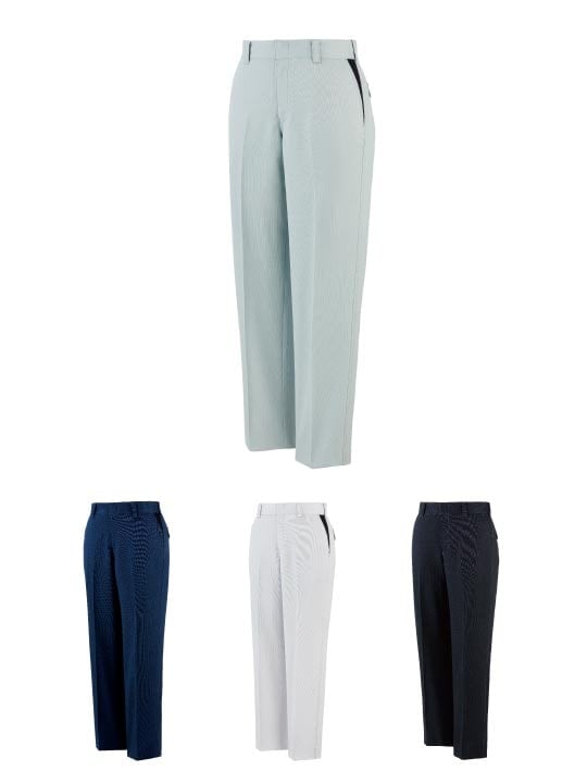 エコ製品制電ストレッチレディースパンツ（裏付）※SLIM FIT※