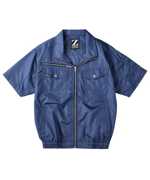 空調服(R)半袖ブルゾン＋14.4V瞬間冷却超大容量ターボハイパワーファン対応スターターキット（ファンブラック）＋インナー（ブラックカモフラ）付フルセット 画像3