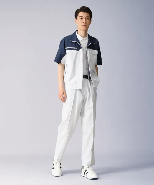 吸汗速乾ワンタックパンツ 画像2