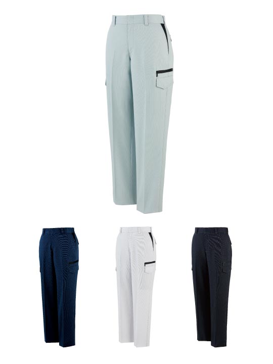 エコ製品制電ストレッチレディースカーゴパンツ（裏付）※SLIM FIT※