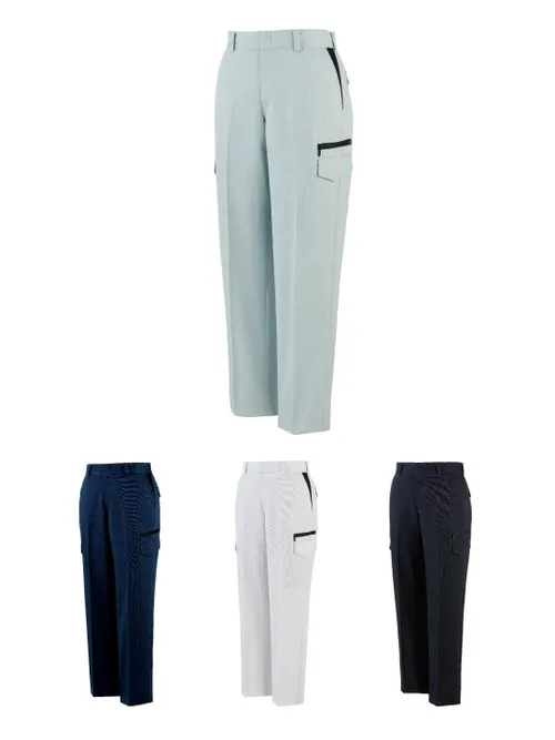 エコ製品制電ストレッチレディースカーゴパンツ（裏付）※SLIM FIT※