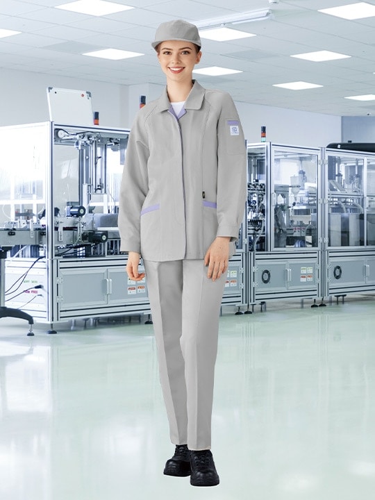 エコ低発塵製品制電スモック
