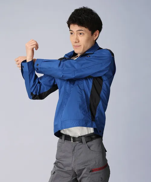 製品制電ストレッチ長袖ジャンパー※SLIM FIT※ 画像2