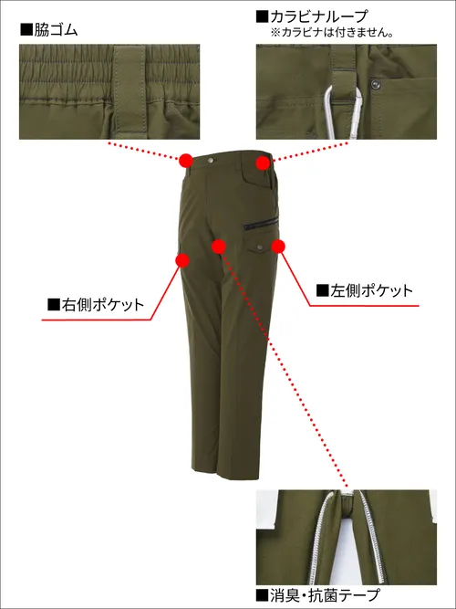 ストレッチノータックカーゴパンツ※SLIM FIT※ 画像8