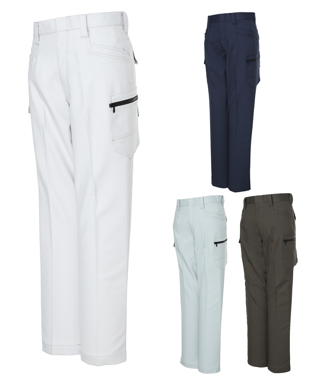 エコ製品制電ストレッチノータックカーゴパンツ※SLIM FIT※