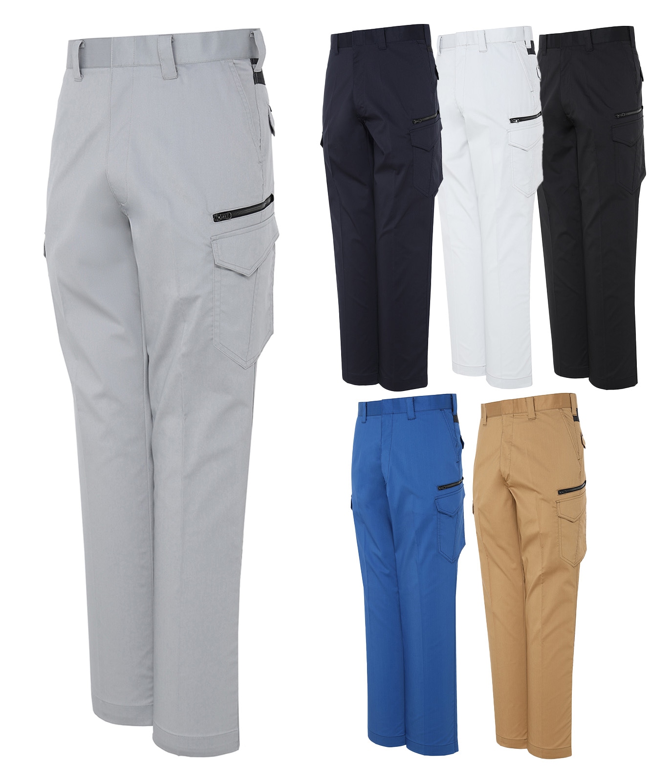 製品制電ストレッチノータックカーゴパンツ※SLIM FIT※