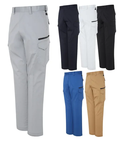 製品制電ストレッチノータックカーゴパンツ※SLIM FIT※