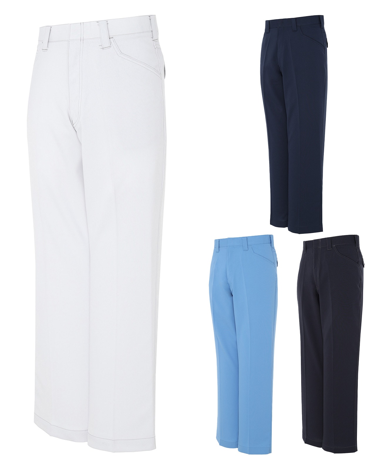 製品制電ストレッチノータックパンツ ※SLIM FIT※