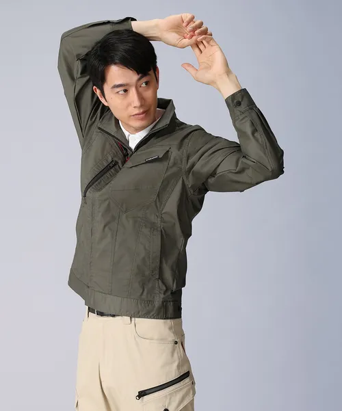 エコ製品制電ストレッチ長袖ジャンパー※SLIM FIT※ 画像15