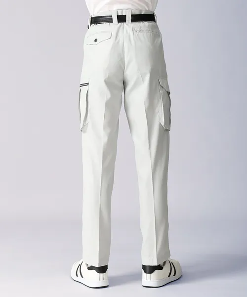 吸汗速乾ワンタックカーゴパンツ 画像12