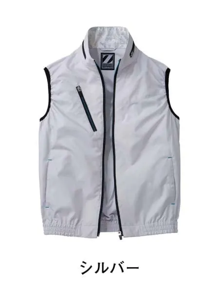 空調服(R)ベスト＋14.4V瞬間冷却超大容量ターボハイパワーファン対応スターターキット（ファングレー）※ケーブル差込口は円形 画像8