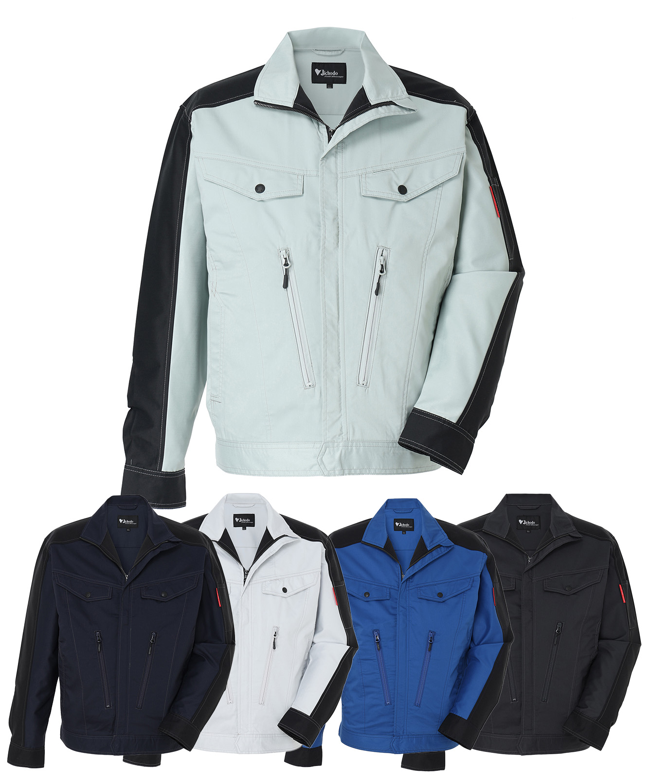 製品制電ストレッチ長袖ジャンパー ※SLIM FIT※