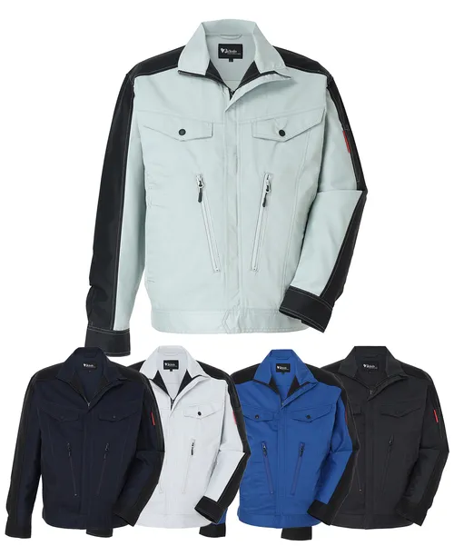 製品制電ストレッチ長袖ジャンパー ※SLIM FIT※ 画像1