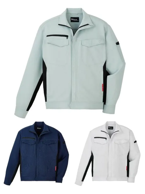 エコ製品制電ストレッチ長袖ジャンパー ※SLIM FIT※