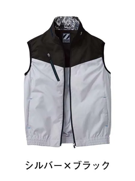 空調服(R)ベスト＋14.4V瞬間冷却超大容量ターボハイパワーファン対応スターターキット（ファングレー）※ケーブル差込口は円形 画像6
