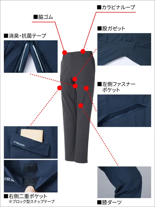 ストレッチノータックカーゴパンツ※SLIM FIT※ 画像8