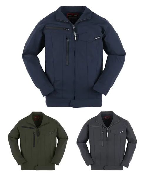 製品制電ストレッチ長袖ジャンパー※SLIM FIT※ 画像3
