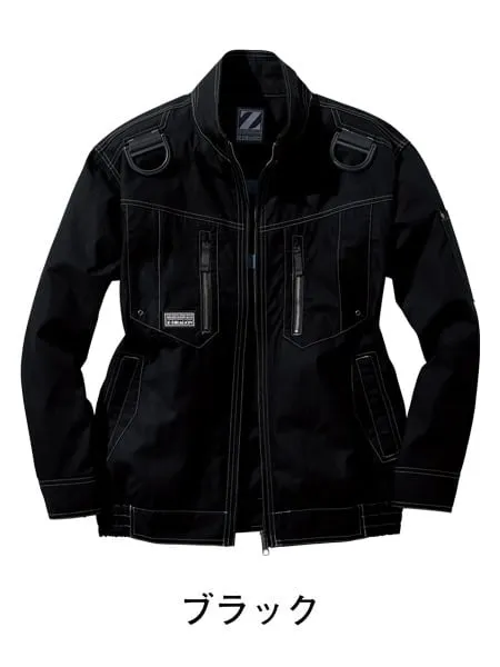 空調服(R)長袖ブルゾン＋18.0V超大風量瞬間冷却ターボハイパワーファン対応スターターキット（ファンブラック） 画像5