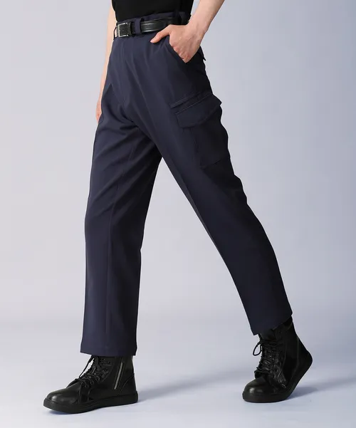 エコ製品制電ストレッチノータックカーゴパンツ※SLIM FIT※ 画像3