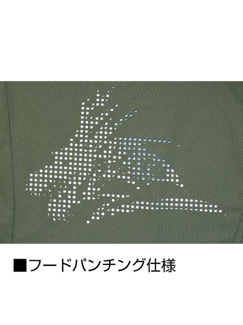 空調服(R)長袖ブルゾン＋14.4V瞬間冷却超大容量ターボハイパワーファン対応スターターキット（ロングケーブル）（ファングレー）※ケーブル差込口は円形 画像13
