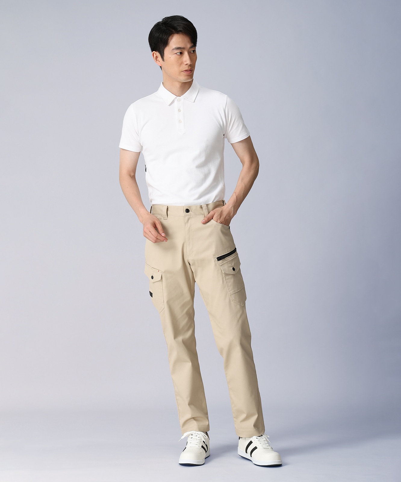 ストレッチノータックカーゴパンツ※SLIM FIT※