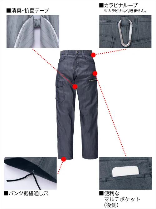 ストレッチノータックカーゴパンツ※SLIM FIT※ 画像6