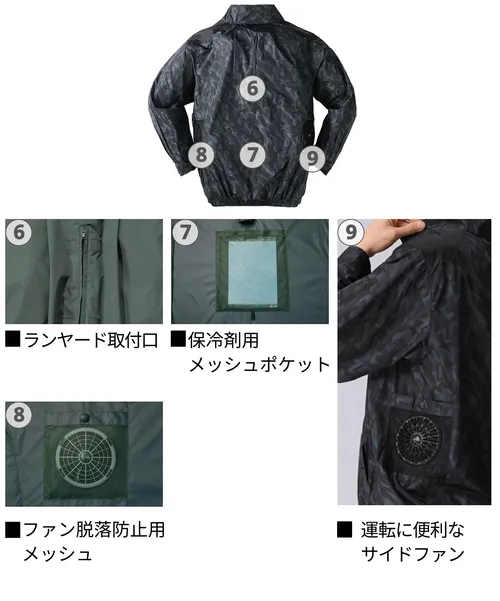空調服(R)長袖ブルゾン 画像11