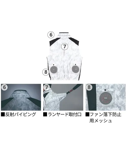 空調服(R)ベスト(ファン無し) 画像9