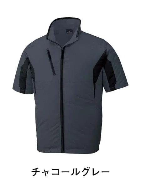 空調服(R)半袖ジャケット＋18.0V超大風量瞬間冷却ターボハイパワーファン対応スターターキット（ファンブラック） 画像8