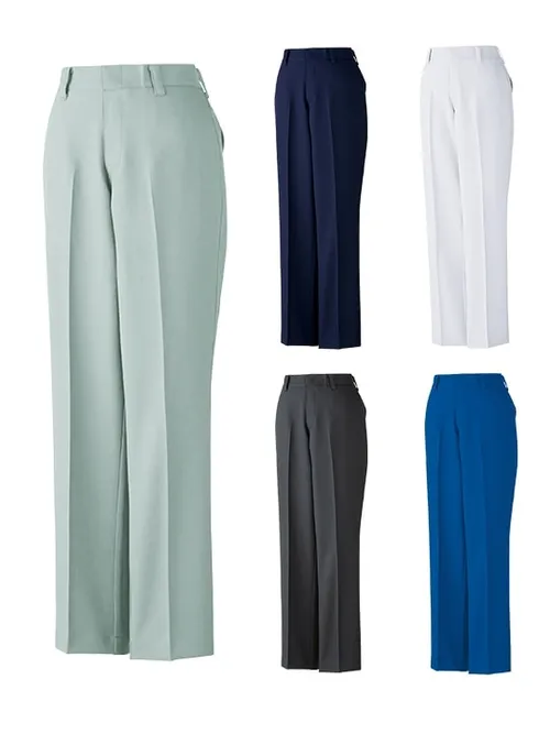 エコ製品制電ストレッチレディースパンツ（裏付）※SLIM FIT※