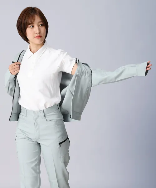 エコ製品制電ストレッチジャンパー※SLIM FIT※ 画像4