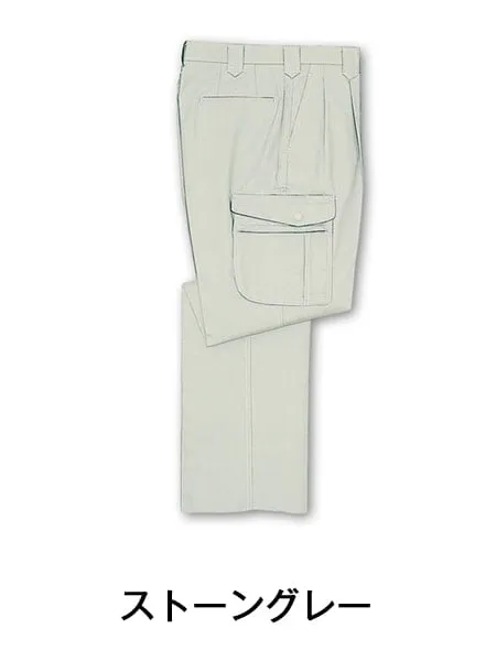 製品制電ストレッチツータックカーゴパンツ