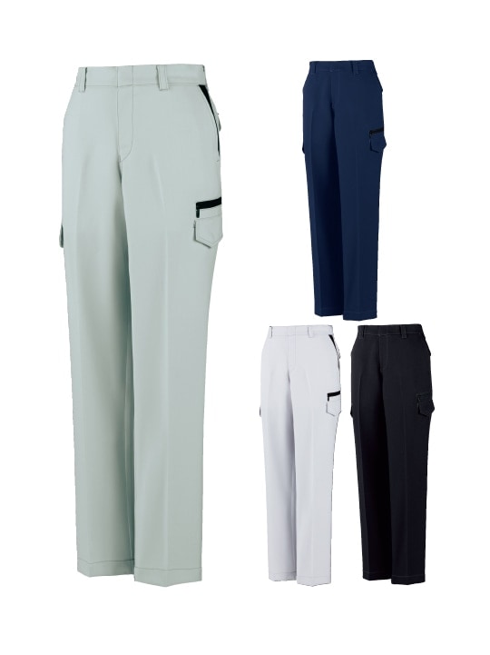 エコ製品制電ストレッチレディースカーゴパンツ　※SLIM FIT※