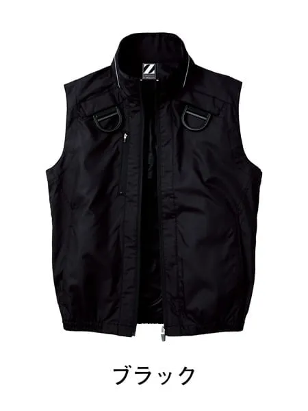 空調服(R)ベスト＋14.4V瞬間冷却超大容量ターボハイパワーファン対応スターターキット（ファンチャコールグレー）※ケーブル差込口は円形 画像6