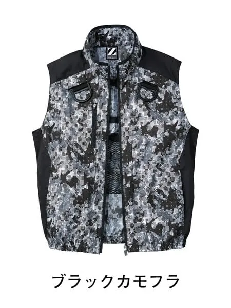 空調服(R)ベスト＋14.4V瞬間冷却超大容量ターボハイパワーファン対応スターターキット（ファングレー）※ケーブル差込口は円形 画像7