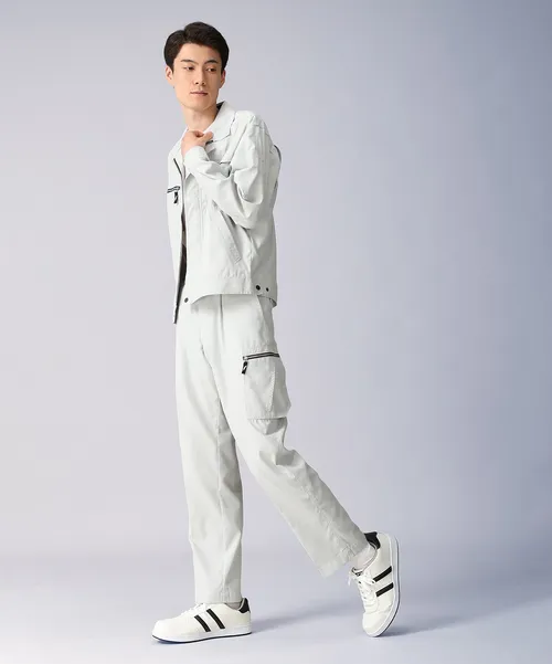 吸汗速乾ワンタックカーゴパンツ 画像2
