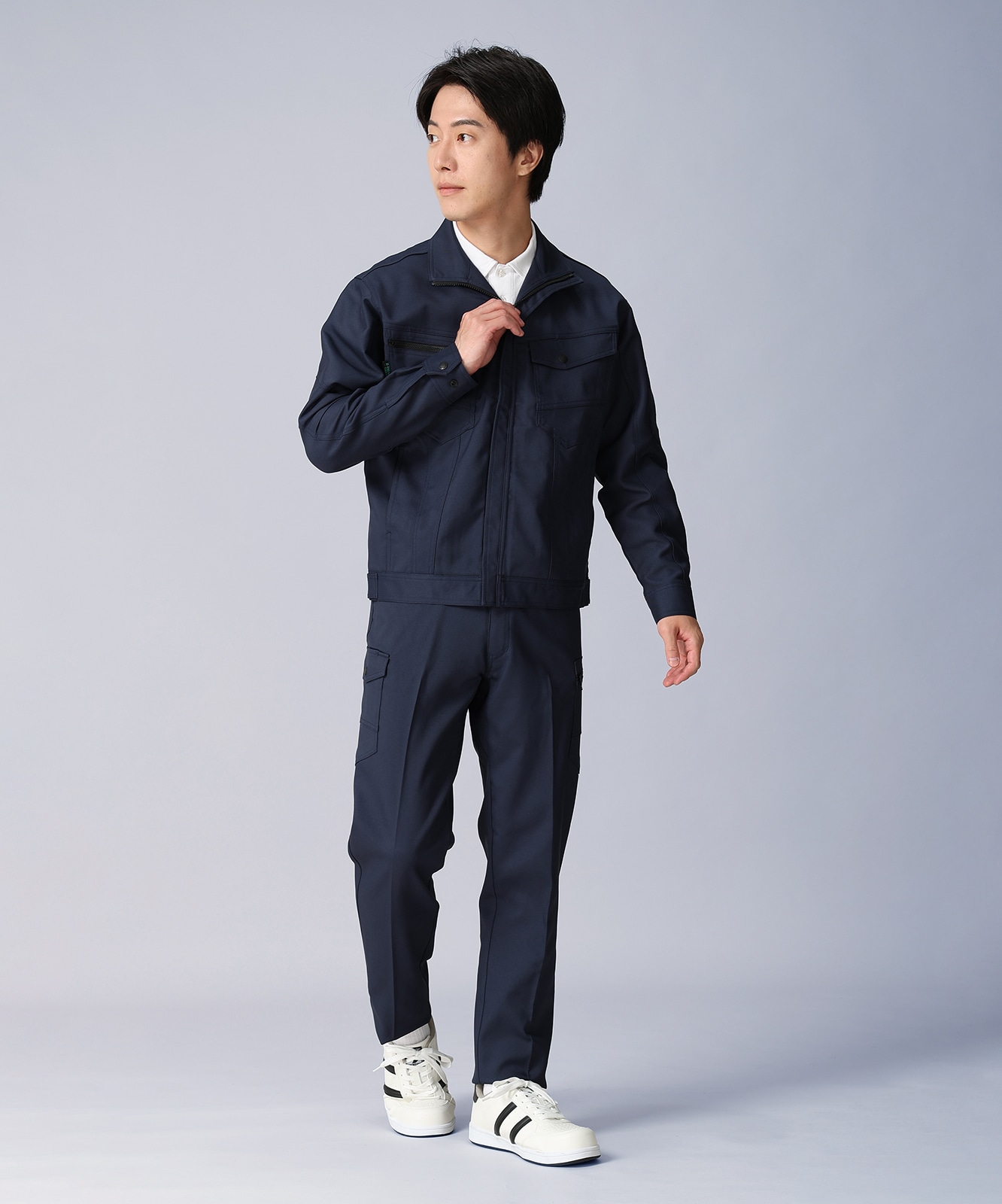 エコ製品制電ストレッチジャンパー※SLIM FIT※