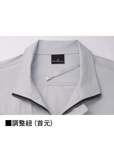 空調服(R)長袖ブルゾン＋14.4V瞬間冷却超大容量ターボハイパワーファン対応スターターキット（ファングレー）※ケーブル差込口は円形 画像9