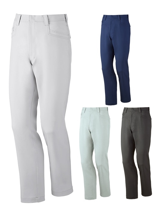 エコ製品制電ストレッチノータックパンツ(股下フリー)※SLIM FIT※