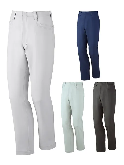 エコ製品制電ストレッチノータックパンツ(股下フリー)※SLIM FIT※