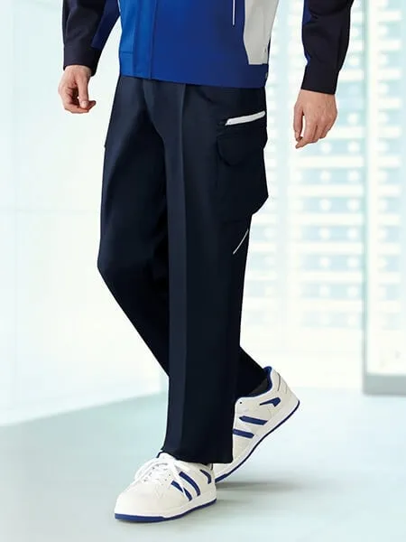 製品制電ストレッチワンタックカーゴパンツ　※SLIM FIT※