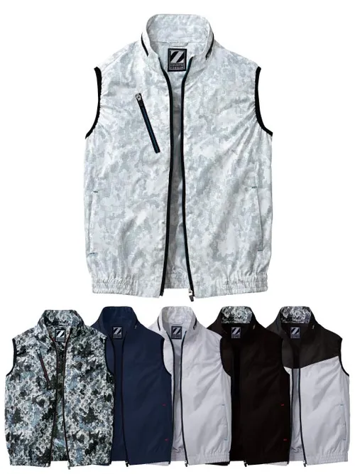 空調服(R)ベスト＋14.4V瞬間冷却超大容量ターボハイパワーファン対応スターターキット（ファンチャコールグレー）※ケーブル差込口は円形 画像2