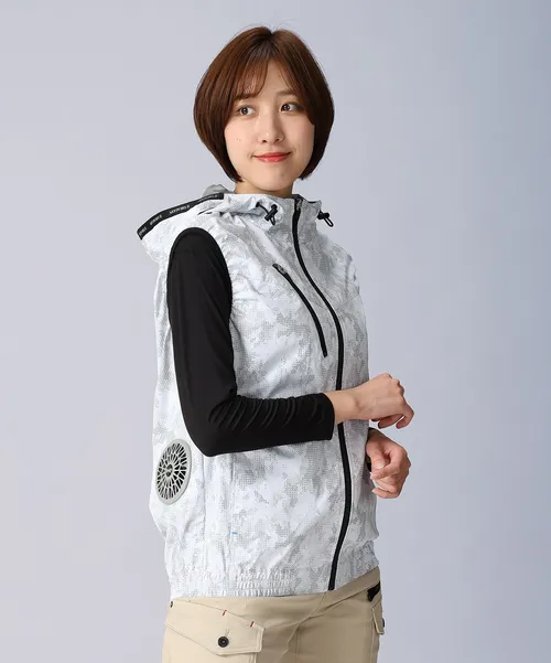 空調服(R)ベスト（フード付）(ファン無し) 画像5