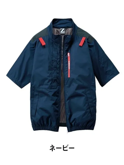 空調服(R)半袖ブルゾン＋18.0V超大風量瞬間冷却ターボハイパワーファン対応スターターキット（ロングケーブル）（ファングレー） 画像5