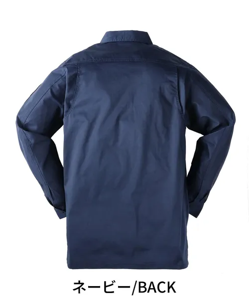 エコ製品制電ストレッチ長袖シャツ※SLIM FIT※ 画像3