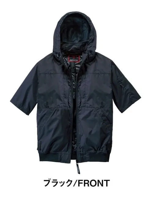 空調服(R)半袖ブルゾン＋25V超大風量連続モード搭載 スターターキット（ファンブルー） 画像4