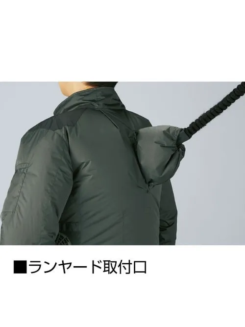 空調服(R)長袖ブルゾン＋18.0V超大風量瞬間冷却ターボハイパワーファン対応スターターキット（ファングレー） 画像12