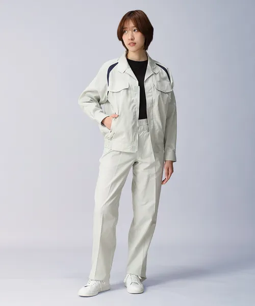 エコ製品制電長袖ジャンパー 画像2
