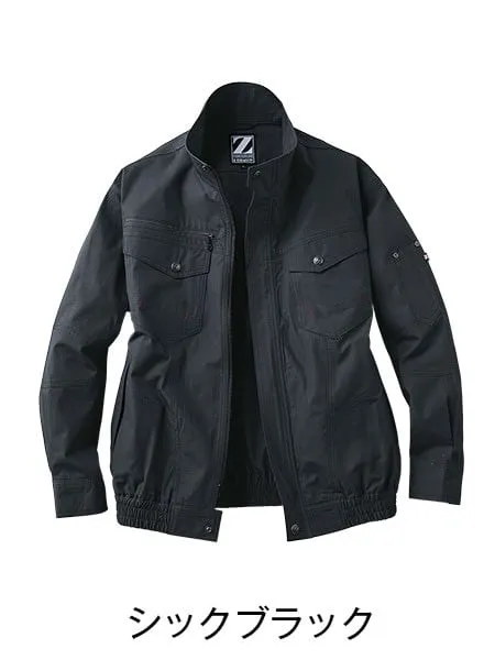 空調服(R)長袖ブルゾン＋スターターキット　25V超大風量連続モード搭載（ファンブラック） 画像8